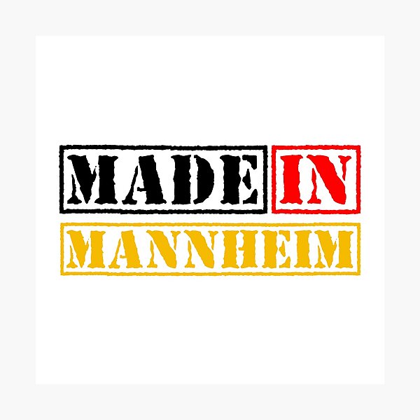Item preview, Made in Mannheim Germany designed and sold by xesed.