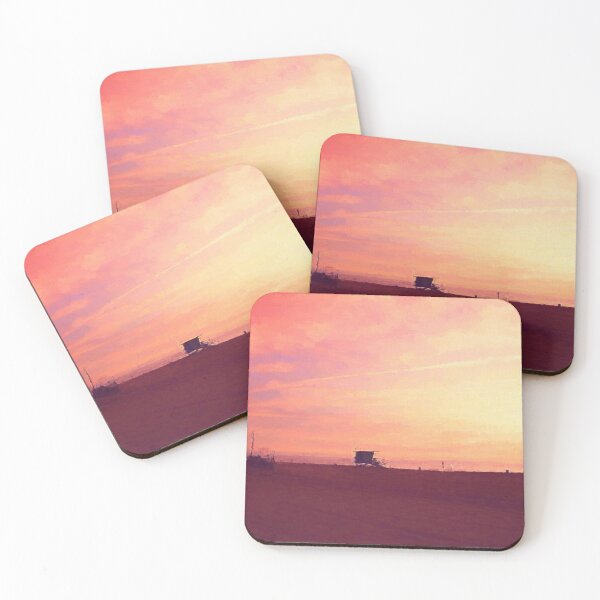 Item preview, Venice Beach Sunset Painting designed and sold by JasperBenoit.
