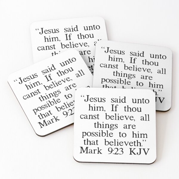 Item preview, Mark 9:23 KJV designed and sold by IBMClothing.