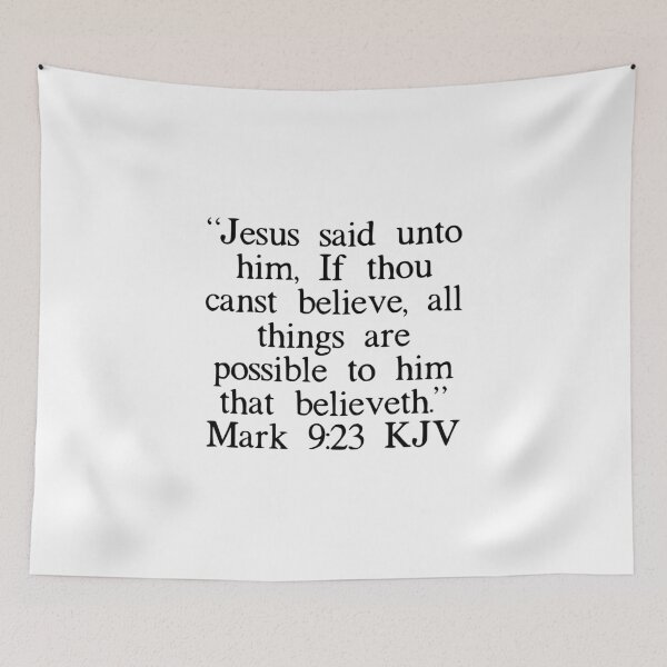 Item preview, Mark 9:23 KJV designed and sold by IBMClothing.