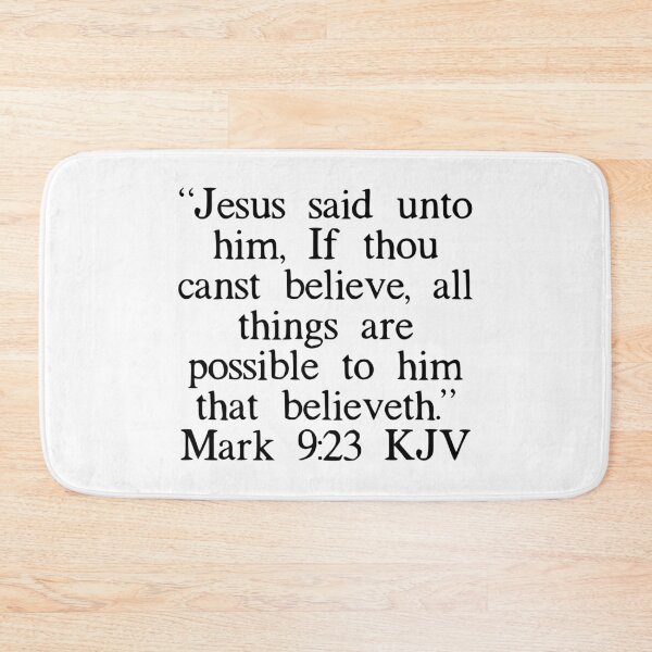 Item preview, Mark 9:23 KJV designed and sold by IBMClothing.