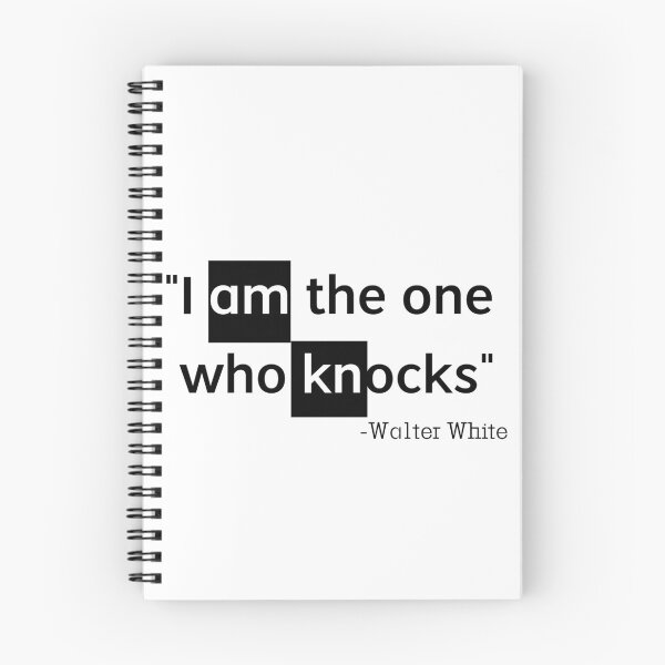 Item preview, "I am the one who knocks" -Breaking Bad quote  designed and sold by SHAMTEES.