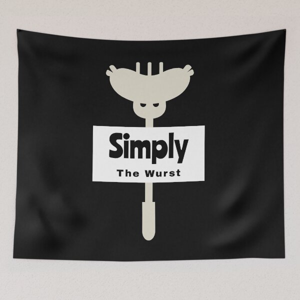 Item preview, Simply The Wurst German Sausage Deutsch Barbecue Bratwurst designed and sold by Time4German.