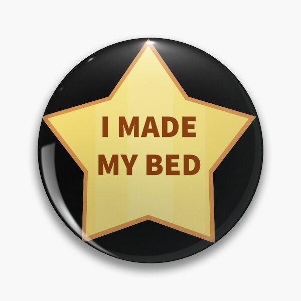 Item preview, I Made My Bed (Gold Stars)  designed and sold by SarcasticWords.