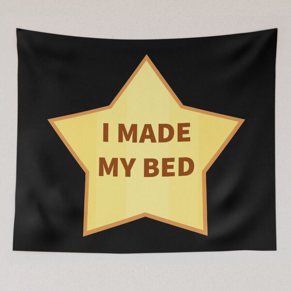 Item preview, I Made My Bed (Gold Stars)  designed and sold by SarcasticWords.