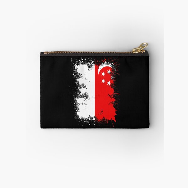 Item preview, Singapore flag color blob art designed and sold by Argentini.