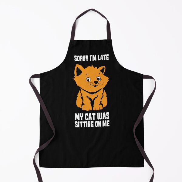 Item preview, I'm Late My Cat Was Sitting On Me designed and sold by Sandra78.