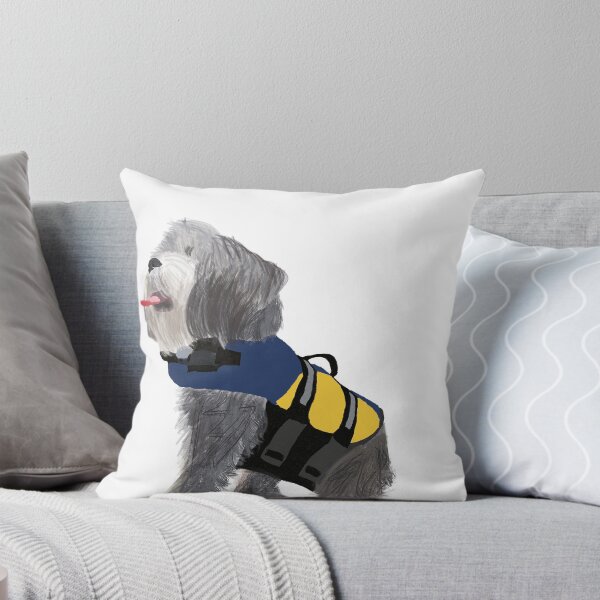 Item preview, Shih tzu in a life vest  designed and sold by Delaneymaybe.