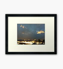 Yellow Sunrise Framed Print