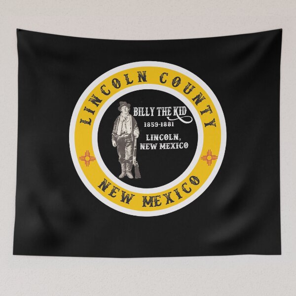 Item preview, Billy thee Kid Lincoln County New Mexico designed and sold by NewMexicoTees.