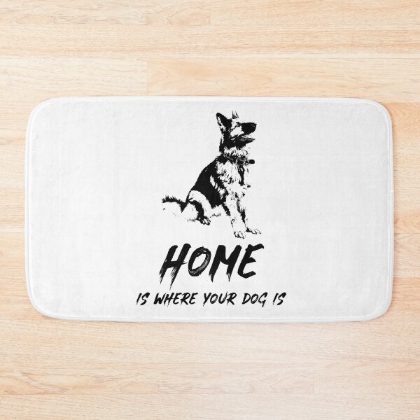 Item preview, ✔ Home Is Where Your Dog Is for K9 Canine lovers ✔ German Shepherd designed and sold by Naumovski.