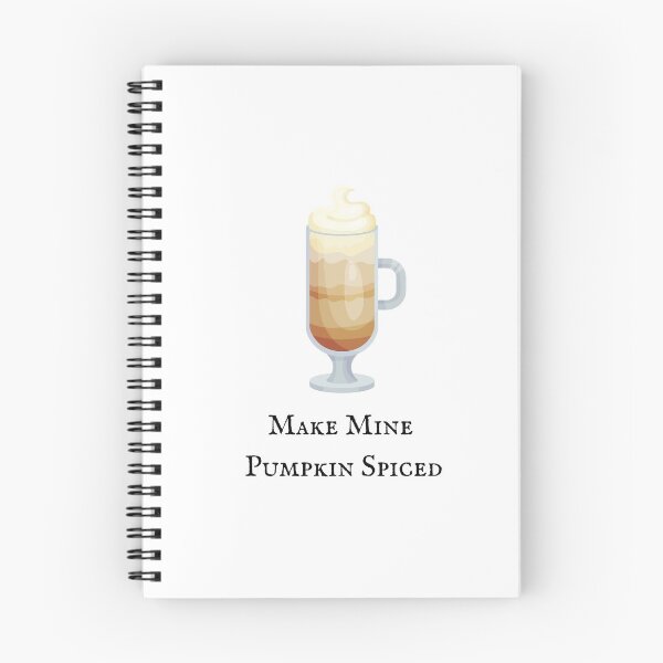 Artikelvorschau, Make Mine Pumpkin Spiced on White entworfen und verkauft von Uttershirt.