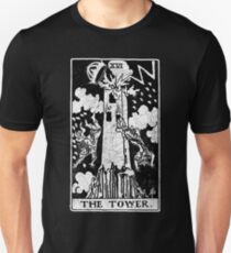 Camiseta unisex La carta del Tarot de la Torre - Arcanos Mayores - adivinación - oculta