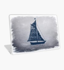 Great Gatsby Boat Quote Laptop Skin