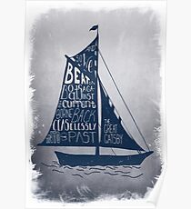 Großes Gatsby-Boots-Zitat Poster