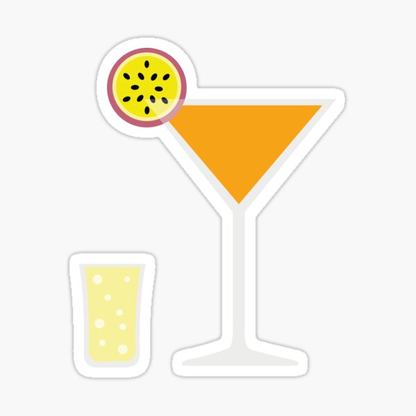 Pornstar Martini Cocktail Sticker