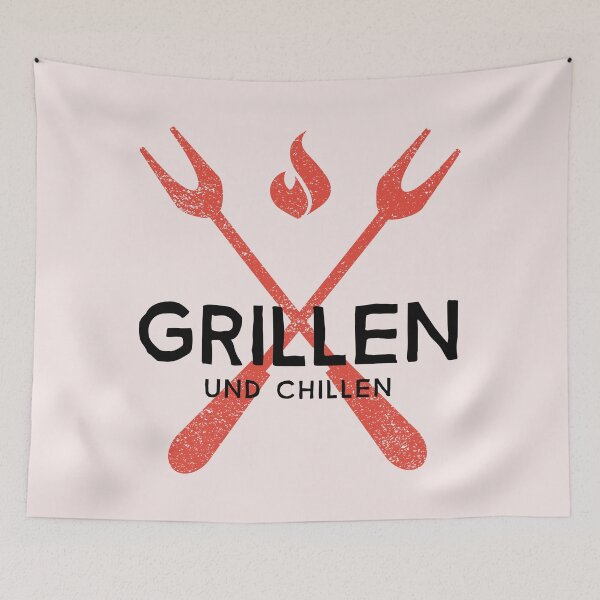 Item preview, Grillen und Chillen Grill and Chill Deutsch Barbecue BBQ designed and sold by Time4German.