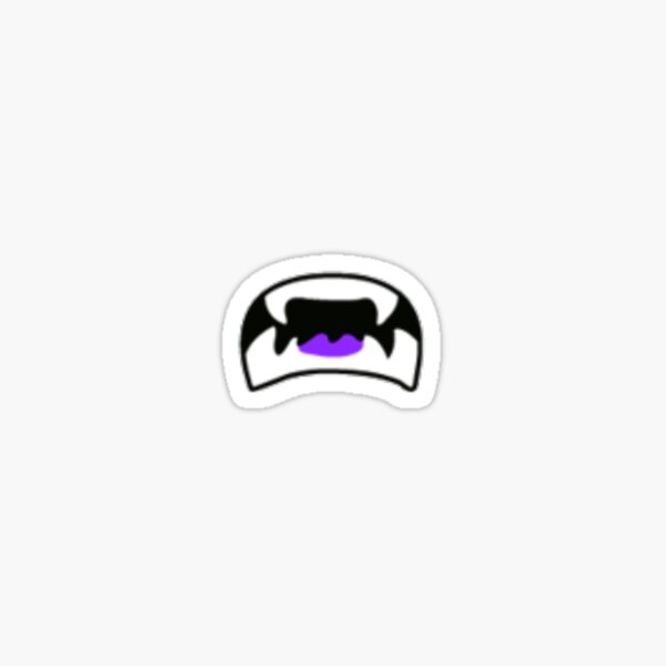 Roblox Face Stickers Redbubble - how to get the poisonous beast mode in roblox