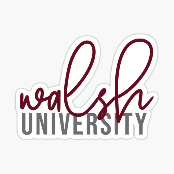 Walsh University Stickers Redbubble