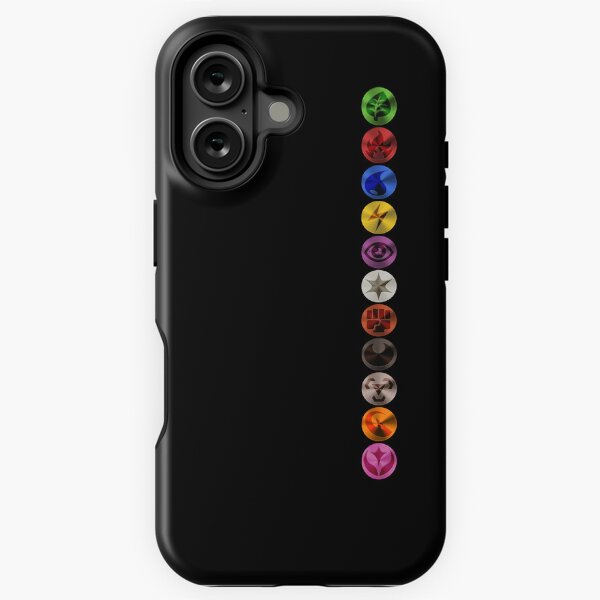 Aperçu de l'œuvre Symboles de type du JCC Pokémon - Coque iPhone créée et vendue par ILKCMP.