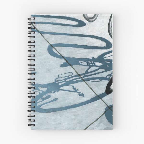 Item preview, Bicycle Shadow painting cycling art designed and sold by LindaAppleArt.