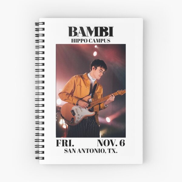 Item preview, Hippo campus bambi tour poster (jake) designed and sold by Boyishdesigns.