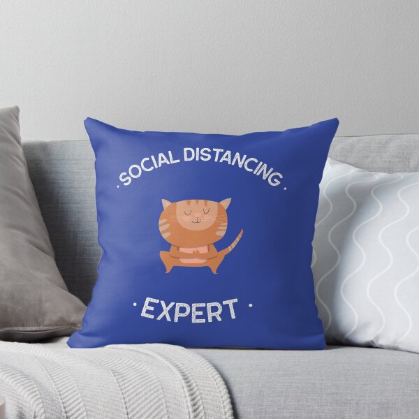 Item preview, Funny Social Distancing Expert cat designed and sold by shirt-meme.