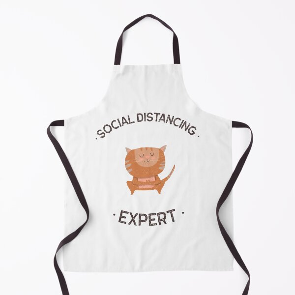 Item preview, Funny Social Distancing Expert cat designed and sold by shirt-meme.