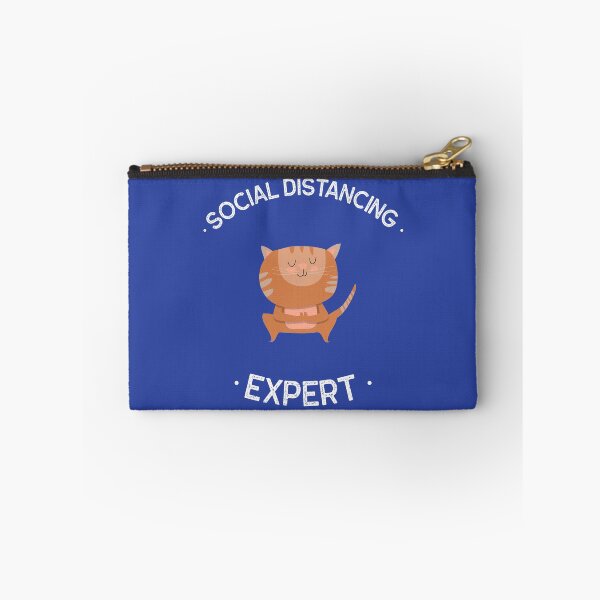 Item preview, Funny Social Distancing Expert cat designed and sold by shirt-meme.