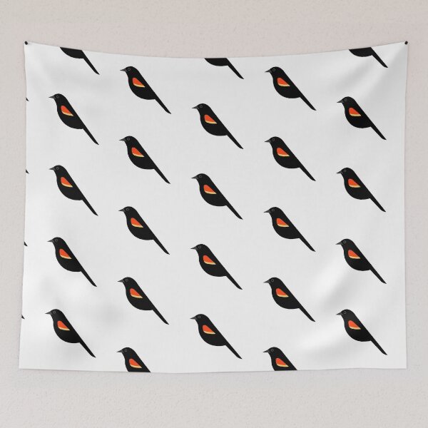 Item preview, Minimalist Red-winged Blackbird designed and sold by jspiggle.