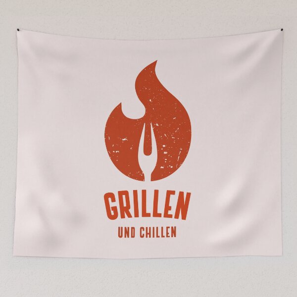 Item preview, German Barbecue BBQ Grillen und Chillen Deutsch Grill and Chill designed and sold by Time4German.