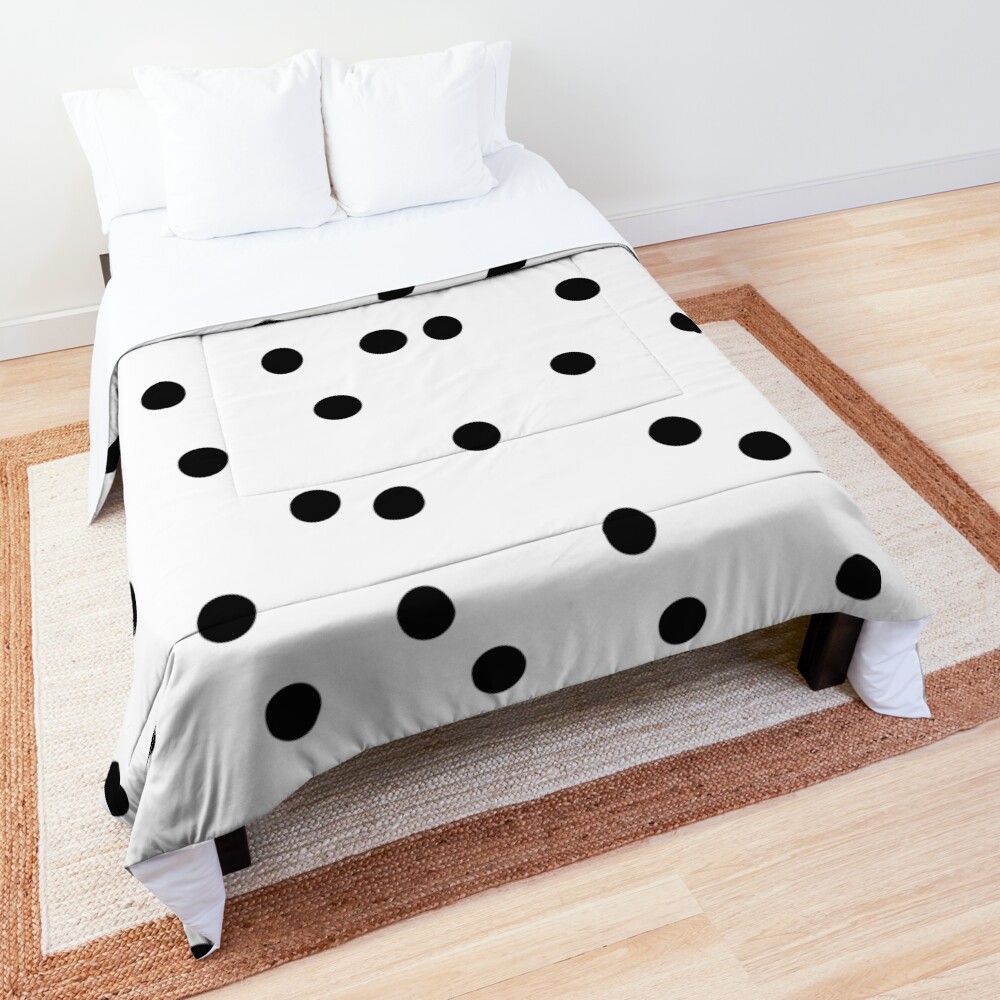 "Abstract black and white pattern" Comforter by artMoni Redbubble