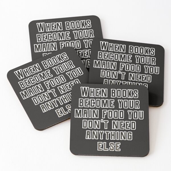 Item preview, BOOKS ARE MY MAIN FOOD - HAPPY NATIONAL BOOK LOVERS DAY designed and sold by Ralek.