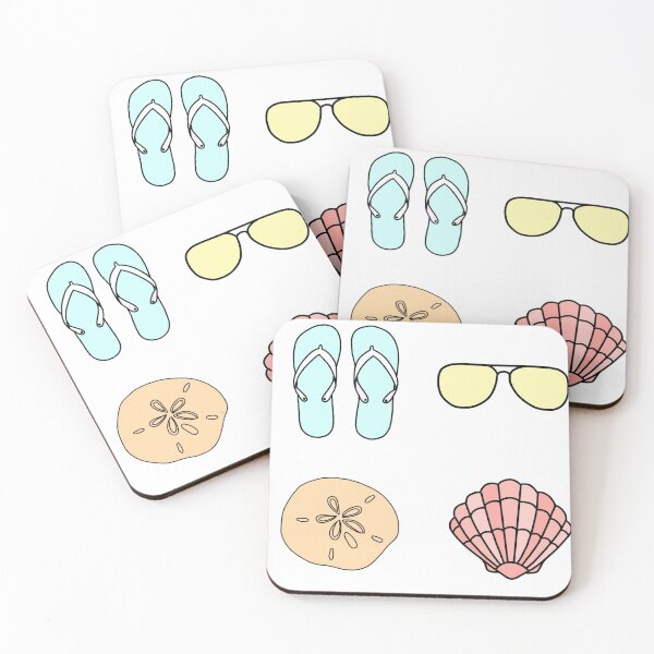 Item preview, Beach Sticker Pack designed and sold by handmadebyheart.