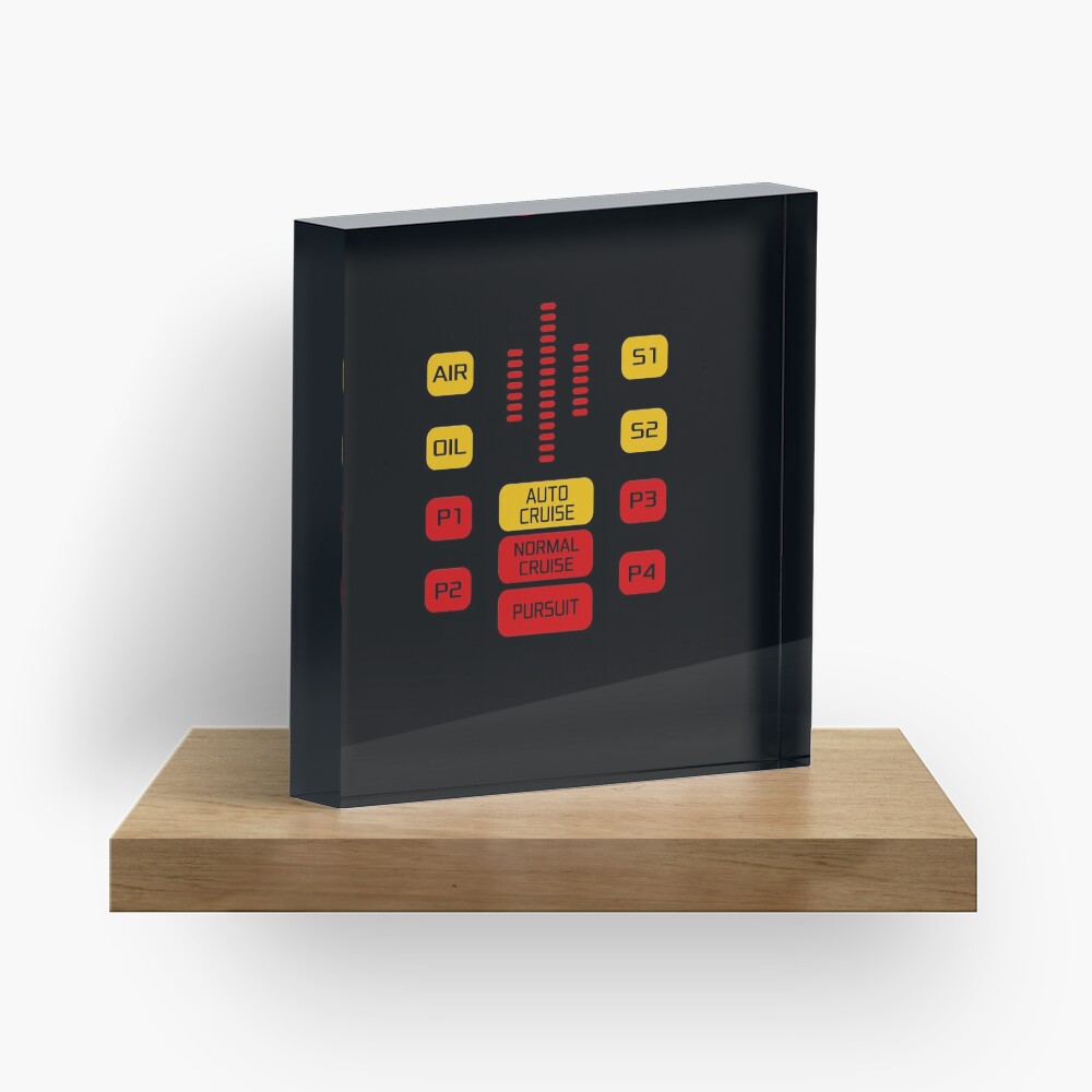 KITT Knight Industries Two Thousand Knight Rider Michael Knight Inspired design Acrylic Block