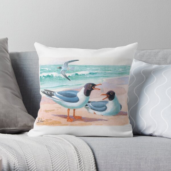 Mouettes rieuses Coussin