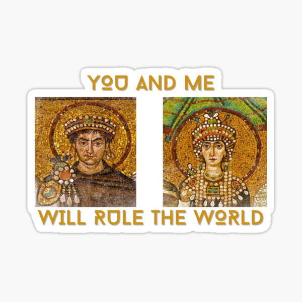 Item preview, Royal Couple: Justinian and Theodora designed and sold by HistoryMafia.