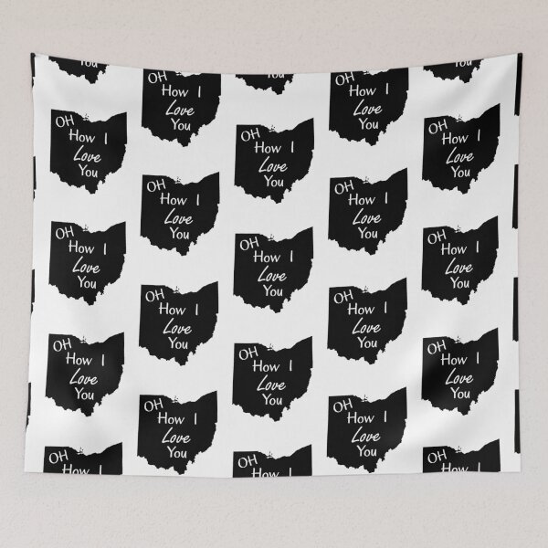 Item preview, Oh How I Love You State of Ohio designed and sold by nerdchild.