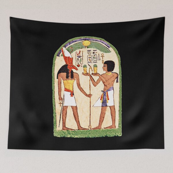 Item preview, Rameses I offering to Set stele. (Repainted) designed and sold by DotorEaon.