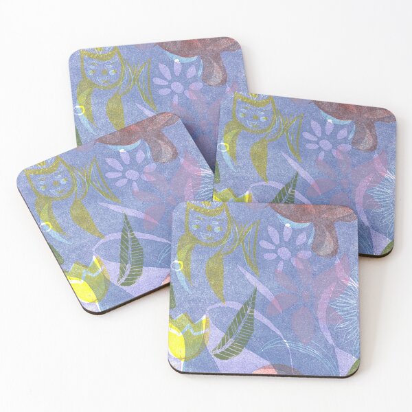 Item preview, Art Print with Pastel Colours and Blue designed and sold by killies.