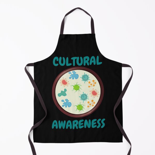 CULTURAL AWARENESS FUNNY Laboratory Science Microbiology Apron