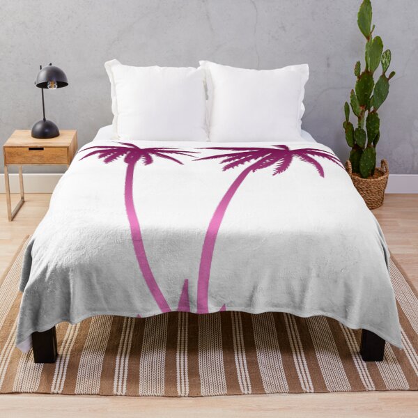 Item preview, Single purple Palm trees designed and sold by ExploreStore.
