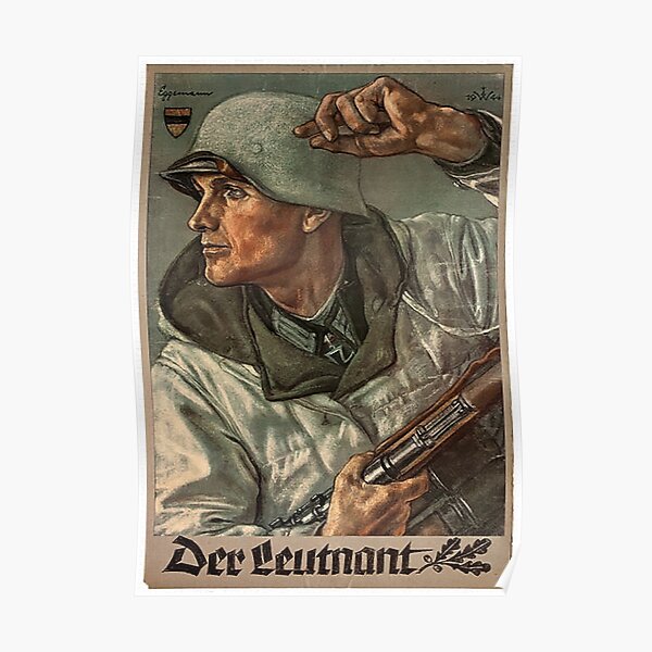 Der Leutnant..The Lieutenant..WW2 Poster