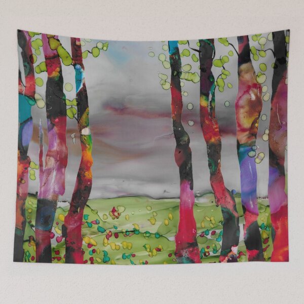 Item preview, Colourful trees designed and sold by Lonabourke.