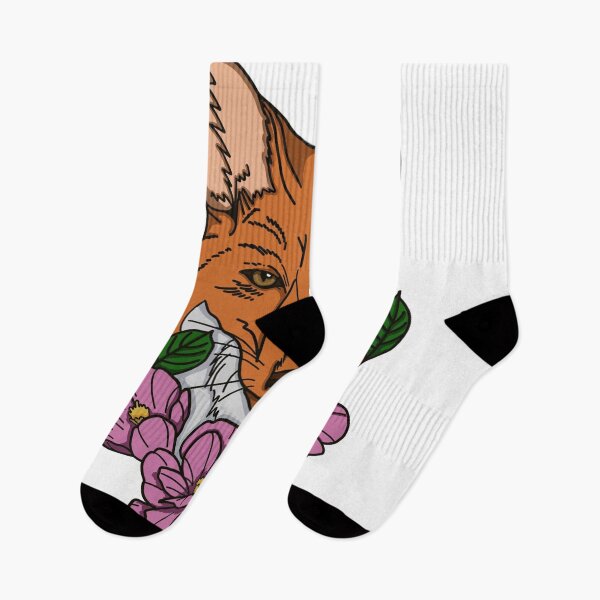 Item preview, Floral Fox designed and sold by bethfrostart.
