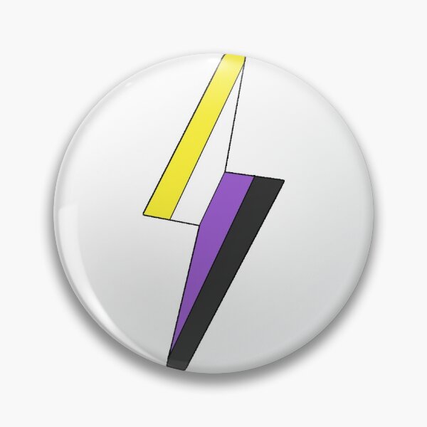 Item preview, Non Binary Lightning designed and sold by be-proud.