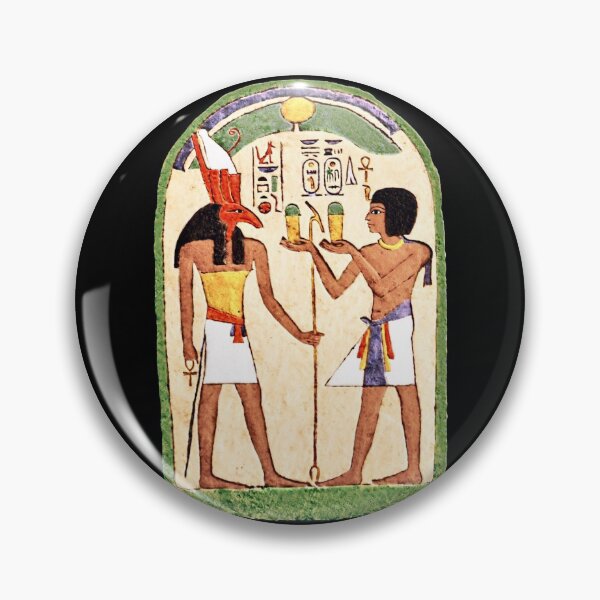Item preview, Rameses I offering to Set stele. (Repainted) designed and sold by DotorEaon.