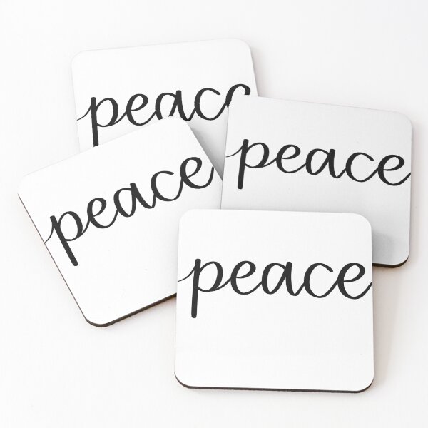 Item preview, Peace Handwritten Script designed and sold by amandacarmela.