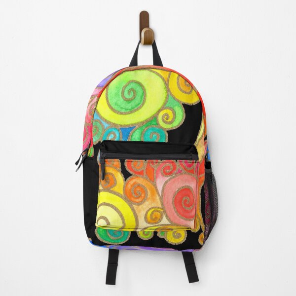 Item preview, Rainbow Tree on Black Background designed and sold by CarolineLembke.