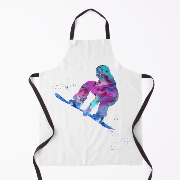 Artikelvorschau, Aquarell Snowboard entworfen und verkauft von Rosaliartbook.